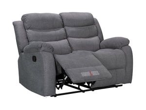 Sorrento 3+2 Grey Fabric Recliner Sofa Set