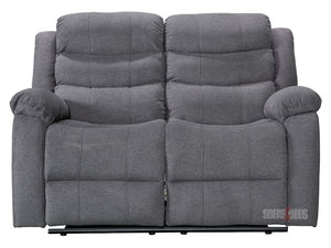 Sorrento 3+2 Grey Fabric Recliner Sofa Set