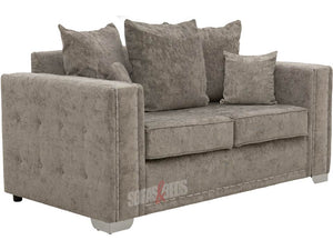 Kensington 2 Seater Truffle Textured Fabric Sofa
