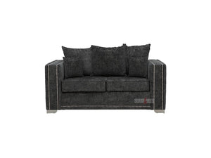2+3 Seater Dark Grey Textured Fabric Sofa Set - Sofa Kensington | Sofas & Beds Ltd.