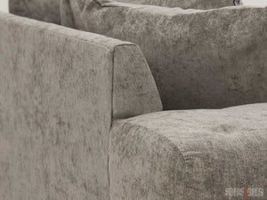 3+2 Truffle Textured Chenille Fabric Sofa from different angles - Sofa Chingford | Sofas & Beds Ltd.