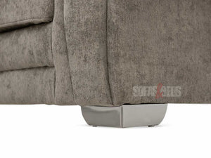 Chingford Truffle Textured Chenille Fabric Corner Sofa