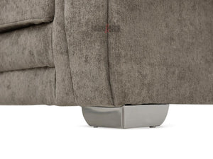 Truffle Textured Chenille Fabric Corner Sofa - Sofa Chingford | Sofas & Beds Ltd.