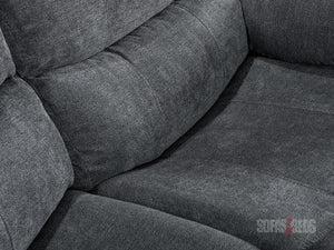Sorrento 2 Seater Dark Grey Fabric Recliner Sofa