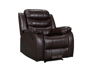 Sorrento Brown Leather Recliner Chair