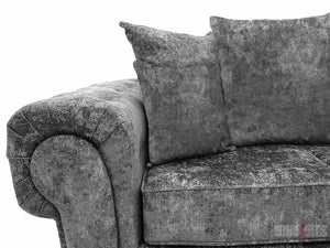 Chingford 3+2 Grey Textured Fabric Sofa